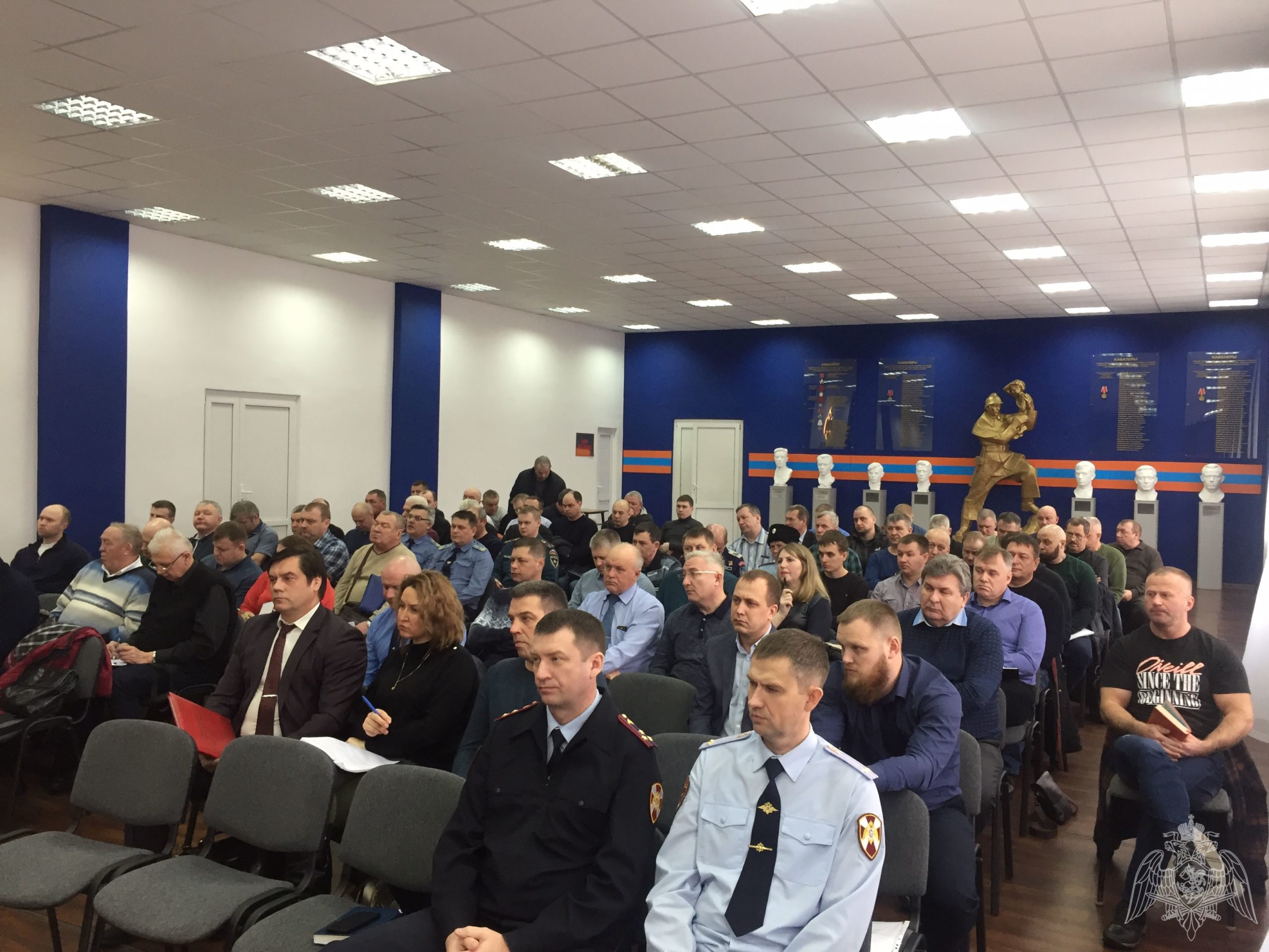Росгвардия Вологды провела координационное совещание с представителями охранных предприятий