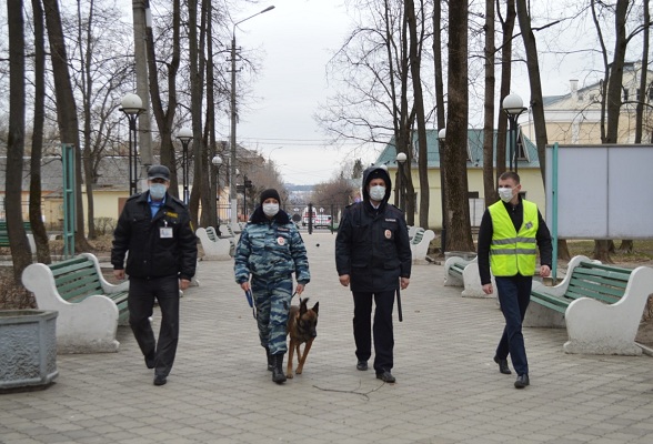 ЧОПы Серпухова привлекли к охране закрытых к посещению общественных территорий городского округа