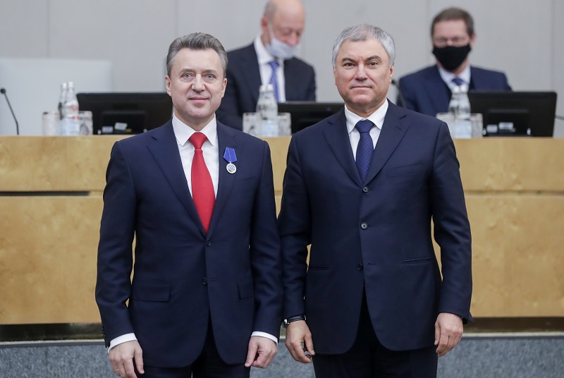 Анатолия Выборного наградили медалью «За укрепление парламентского сотрудничества в ОДКБ»