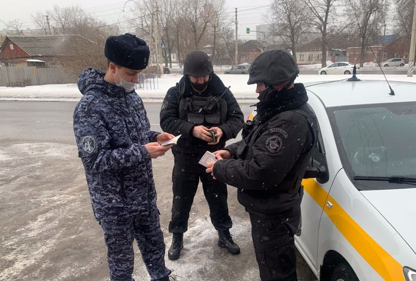 Росгвардия Белгорода проверяет деятельность сотрудников частных охранных организаций